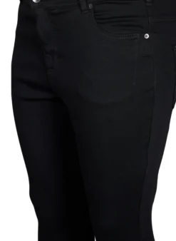 Cropped Amy Jeans mit Reißverschluss