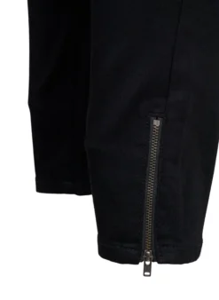 Cropped Amy Jeans mit Reißverschluss