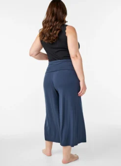 Culotte aus Jersey mit hoher Taille
