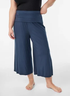 Culotte aus Jersey mit hoher Taille