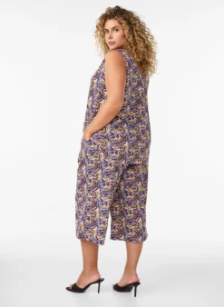 Culotte-Hose mit Print