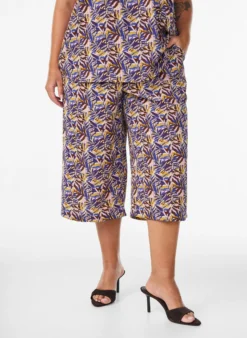 Culotte-Hose mit Print