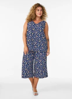 Culotte-Hose mit Print