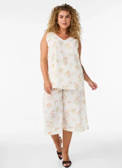 Culotte-Hose mit Print