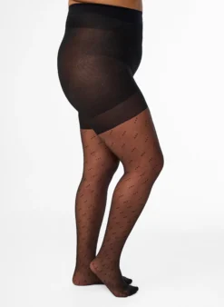 25 den Push-up-Strumpfhose mit Punktmuster