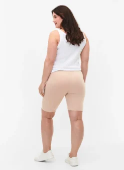 Einfarbige Basic Radlershorts