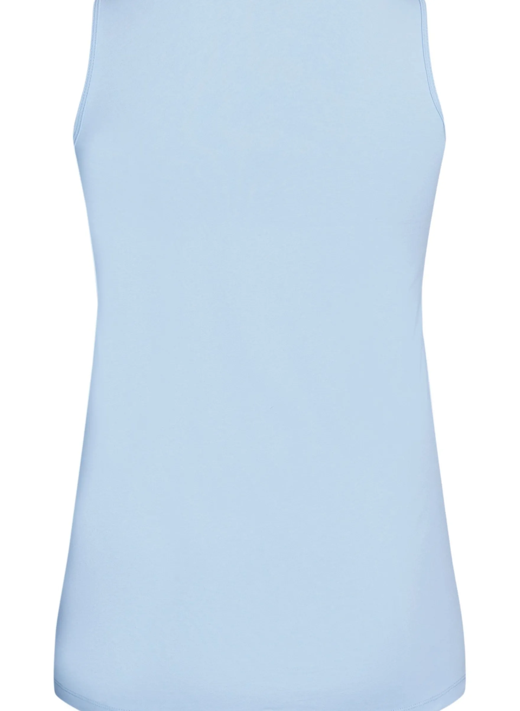 Einfarbiges Basic Top aus Baumwolle