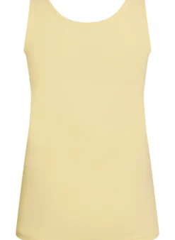Einfarbiges Basic Top aus Baumwolle