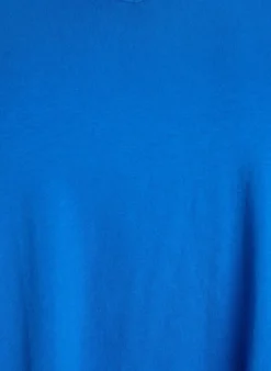 Einfarbiges Basic-T-Shirt aus Baumwolle
