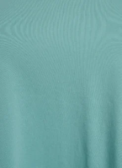Einfarbiges Basic-T-Shirt aus Baumwolle