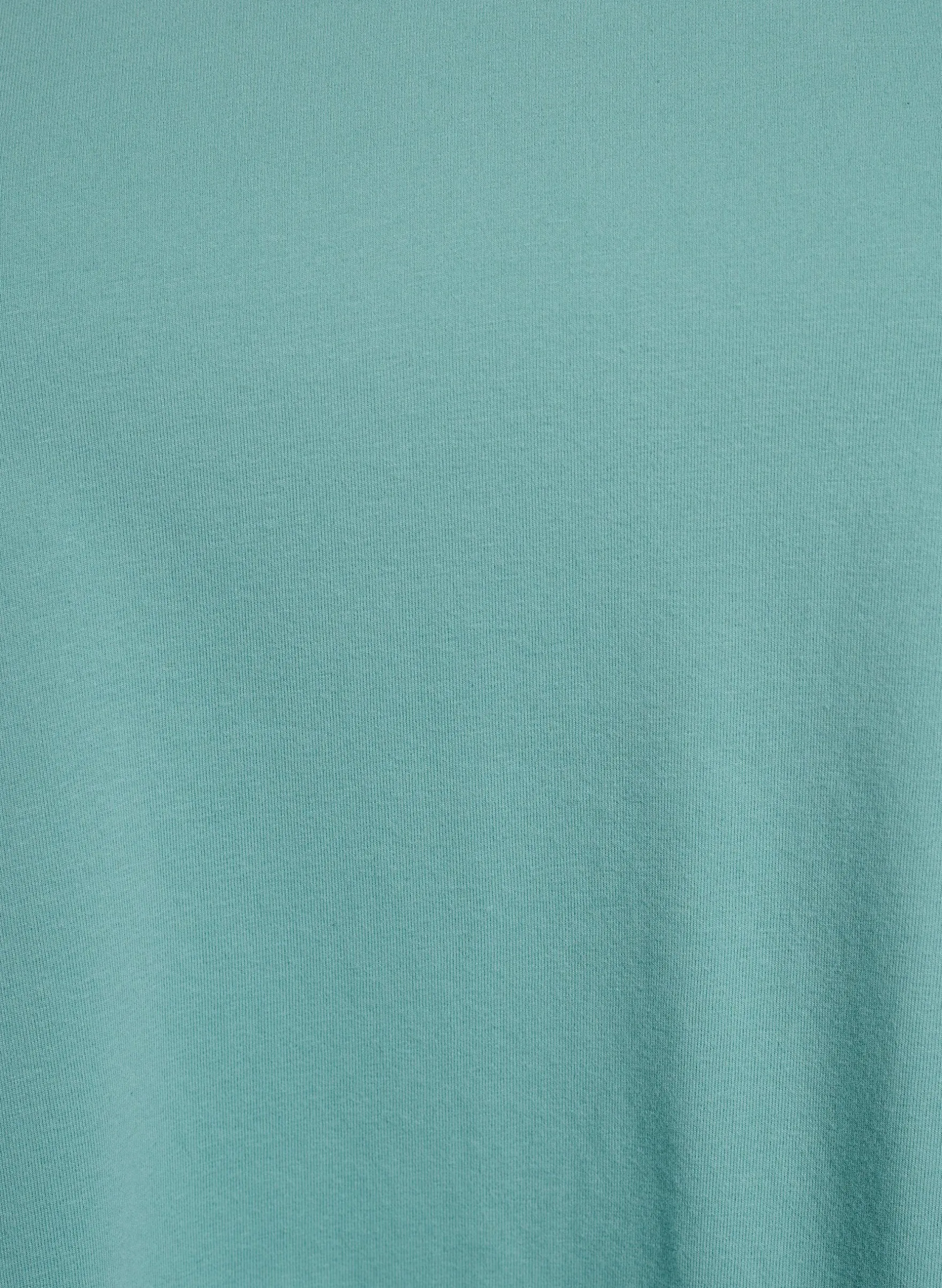 Einfarbiges Basic-T-Shirt aus Baumwolle
