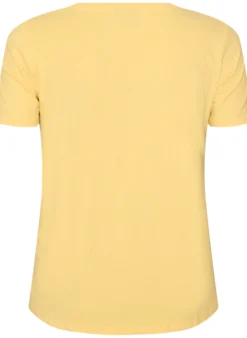 Einfarbiges basic T-Shirt aus Baumwolle