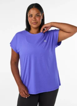 Einfarbiges Trainings-T-Shirt