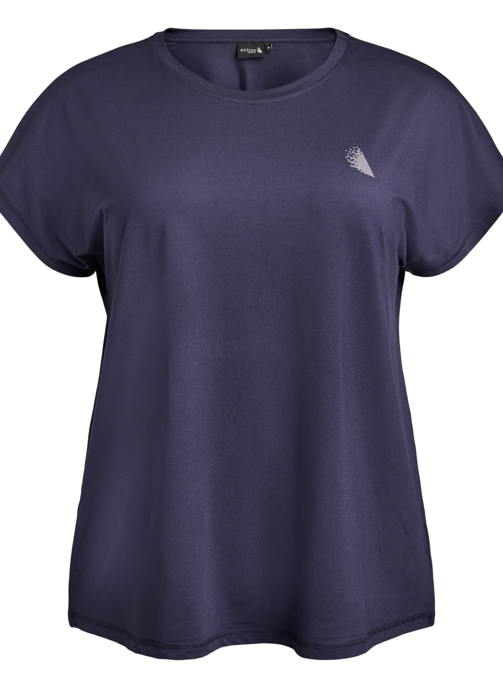 Einfarbiges Trainings-T-Shirt