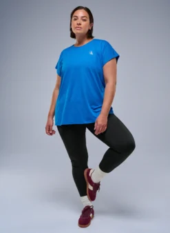 Einfarbiges Trainings-T-Shirt