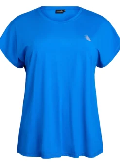 Einfarbiges Trainings-T-Shirt