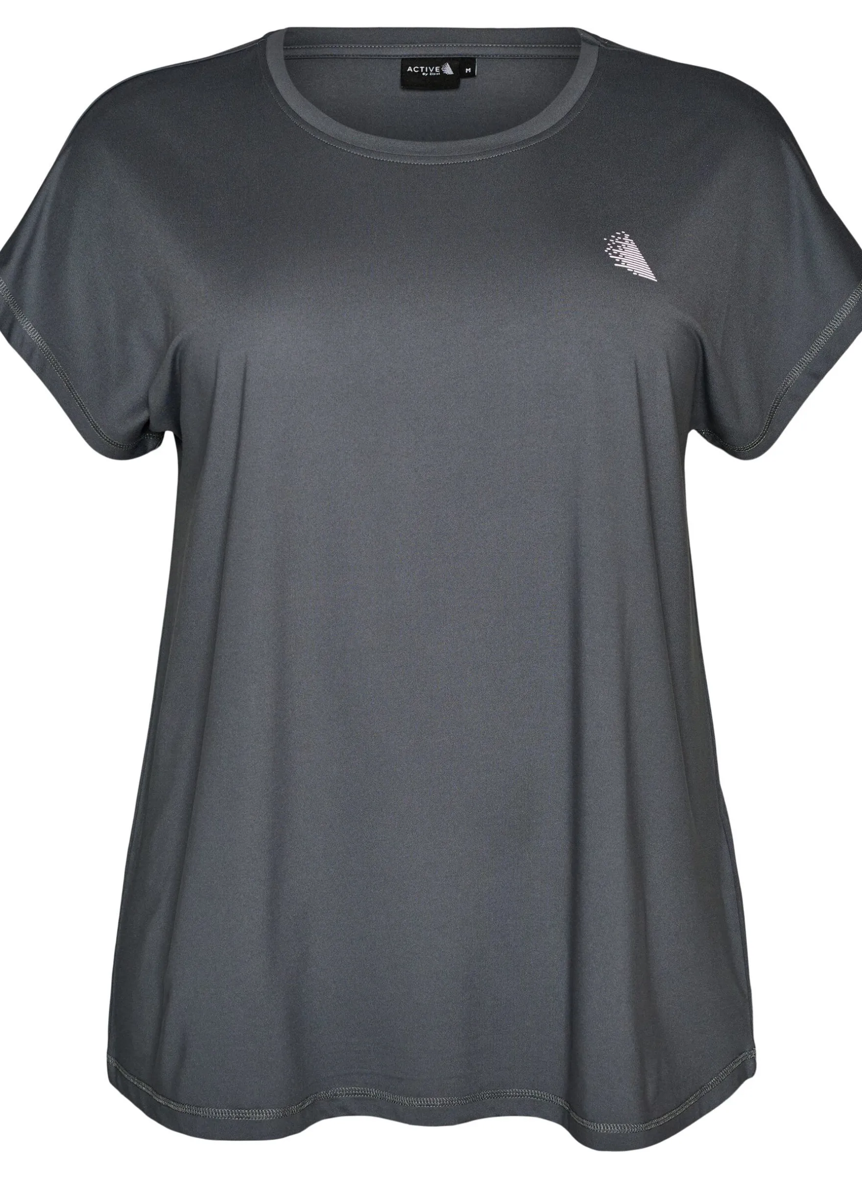 Einfarbiges Trainings-T-Shirt