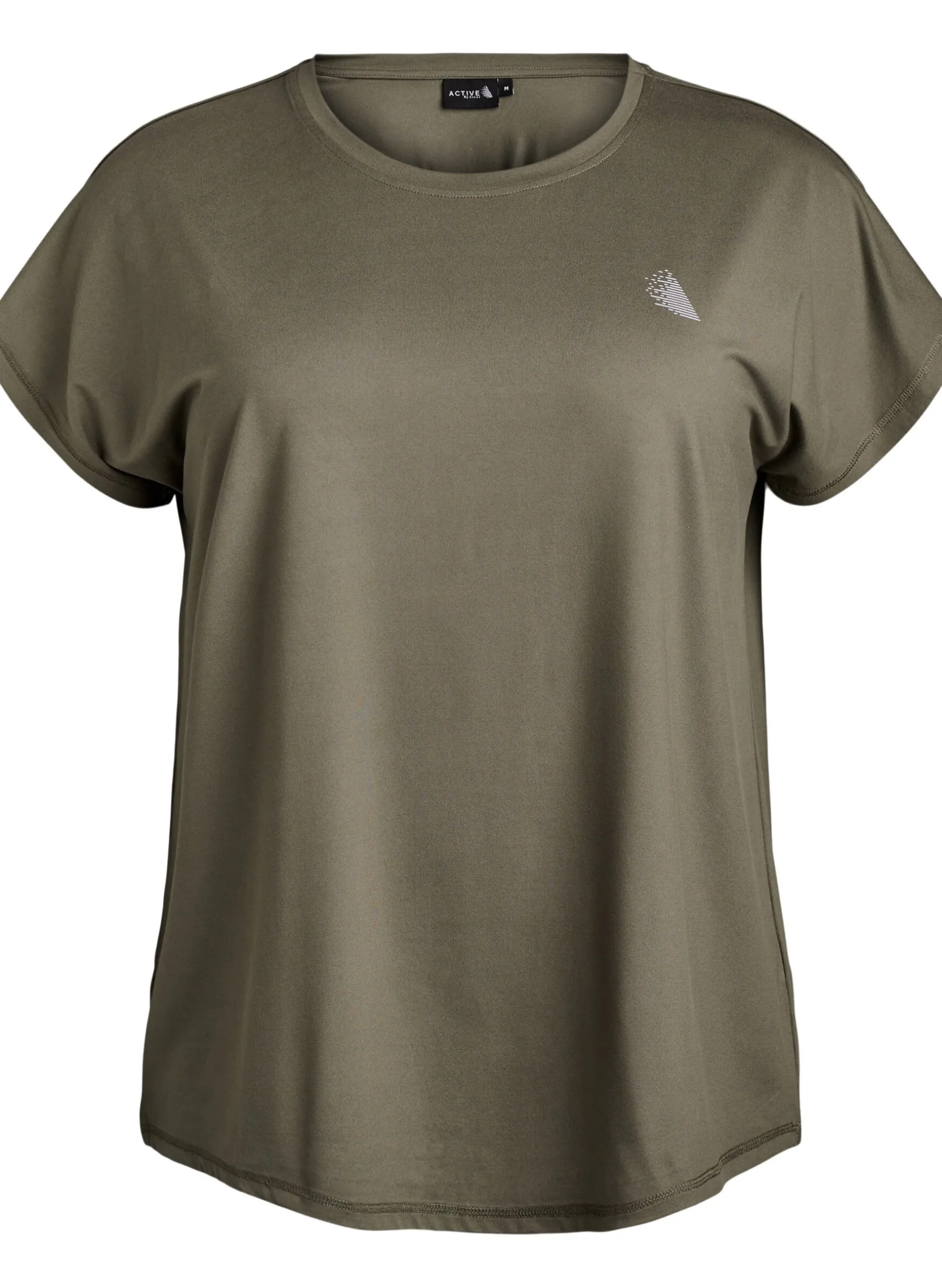 Einfarbiges Trainings-T-Shirt