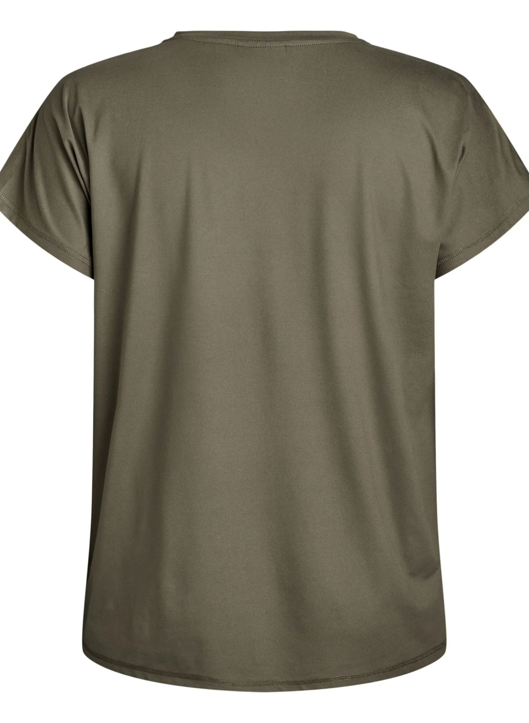 Einfarbiges Trainings-T-Shirt
