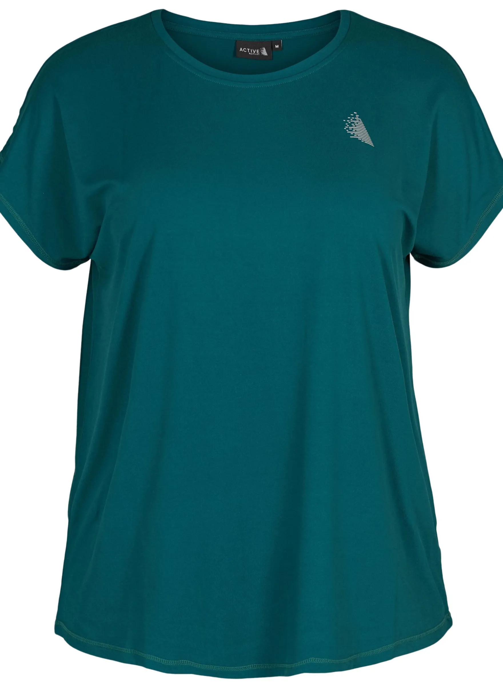 Einfarbiges Trainings-T-Shirt