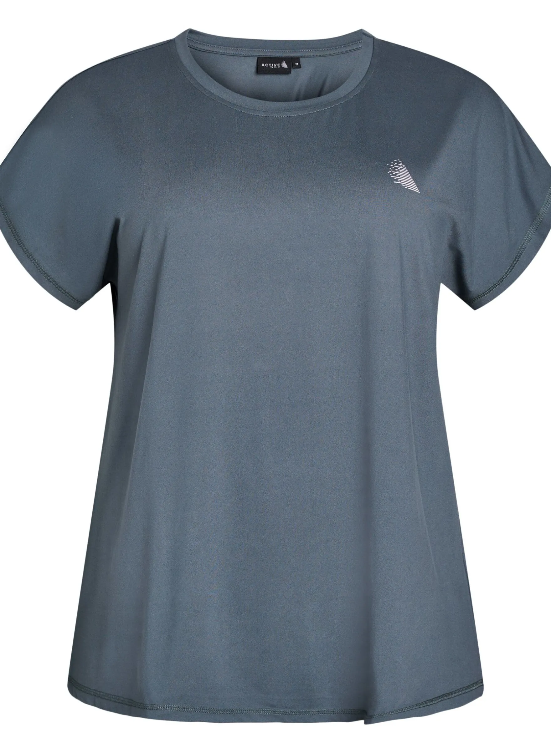 Einfarbiges Trainings-T-Shirt