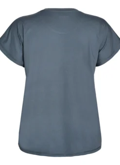 Einfarbiges Trainings-T-Shirt