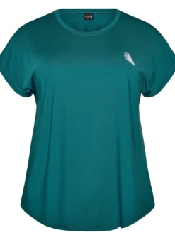 Einfarbiges Trainings-T-Shirt