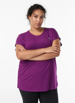 Einfarbiges Trainings-T-Shirt