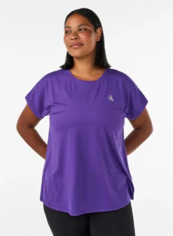 Einfarbiges Trainings-T-Shirt
