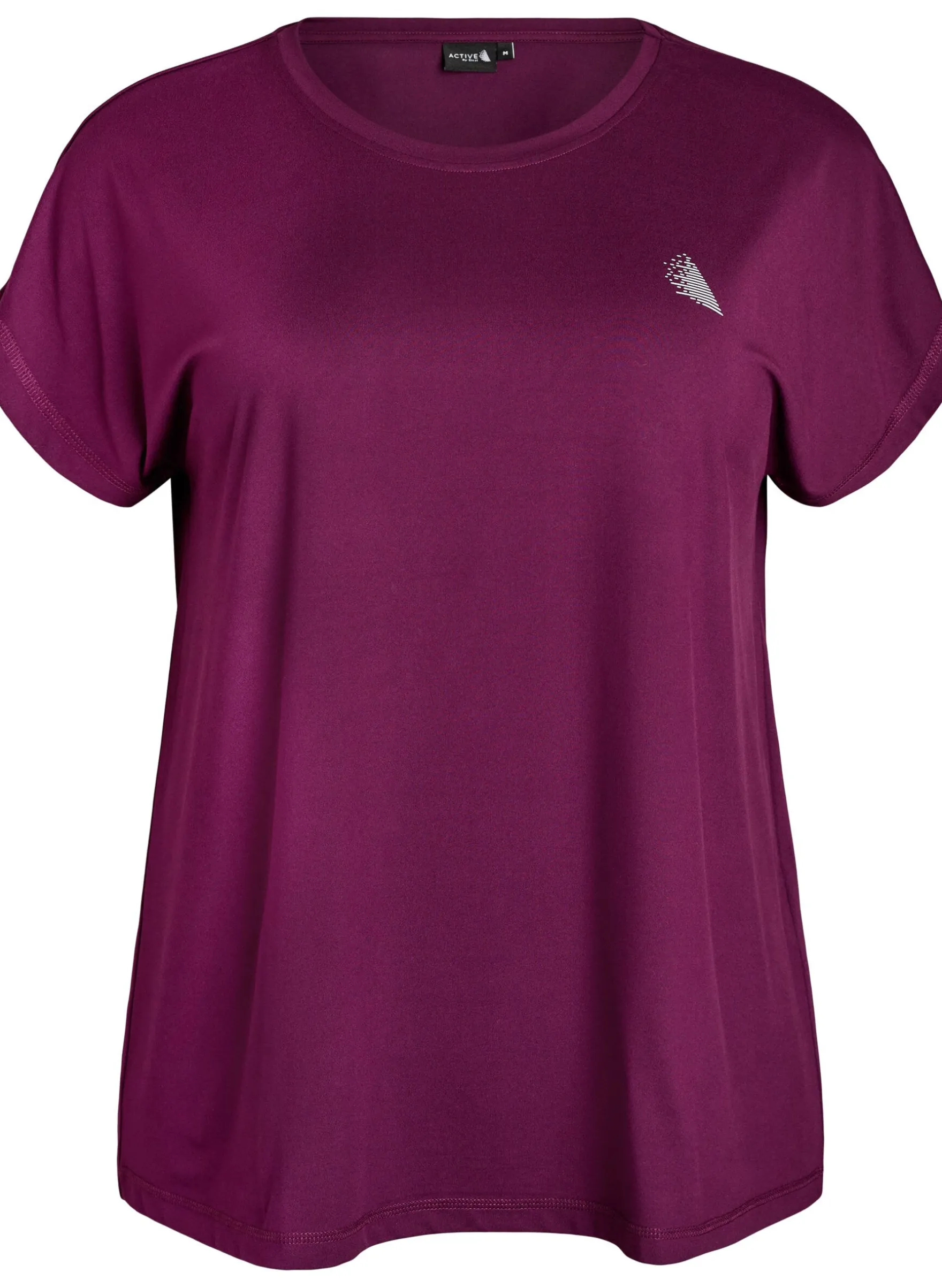 Einfarbiges Trainings-T-Shirt