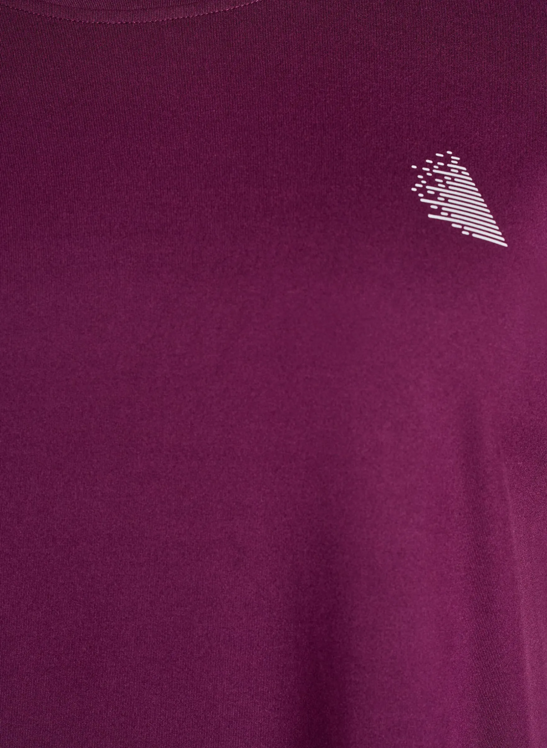 Einfarbiges Trainings-T-Shirt