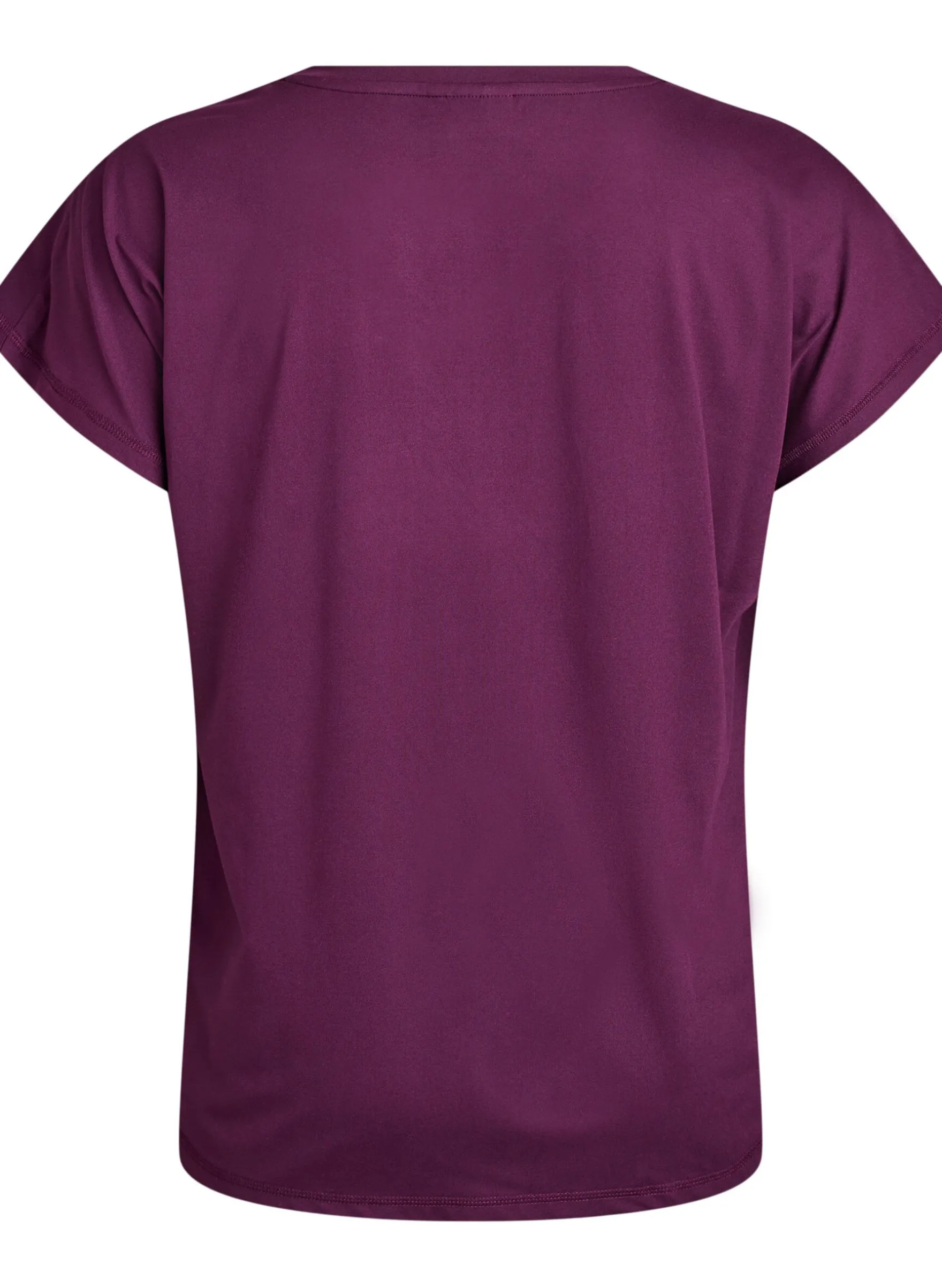 Einfarbiges Trainings-T-Shirt