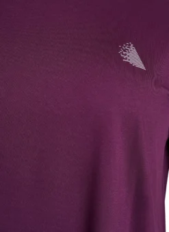 Einfarbiges Trainings-T-Shirt