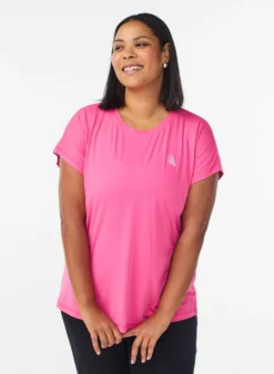 Einfarbiges Trainings-T-Shirt