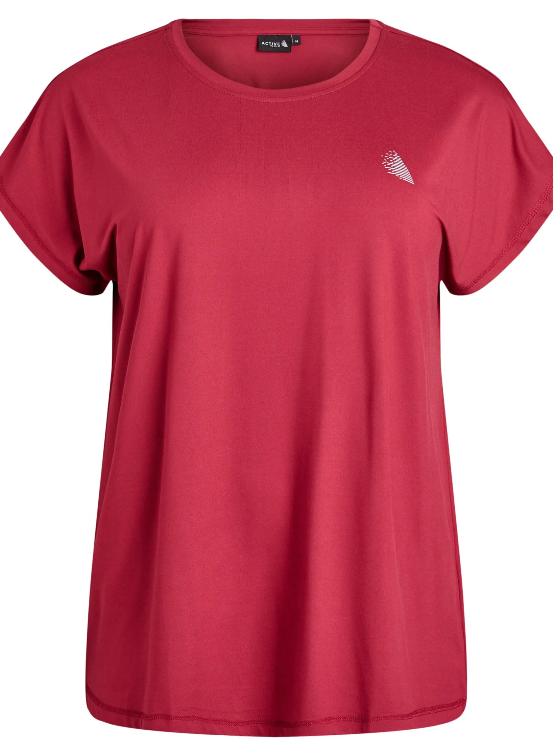 Einfarbiges Trainings-T-Shirt