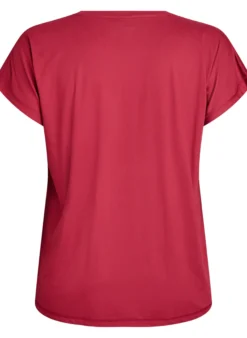 Einfarbiges Trainings-T-Shirt