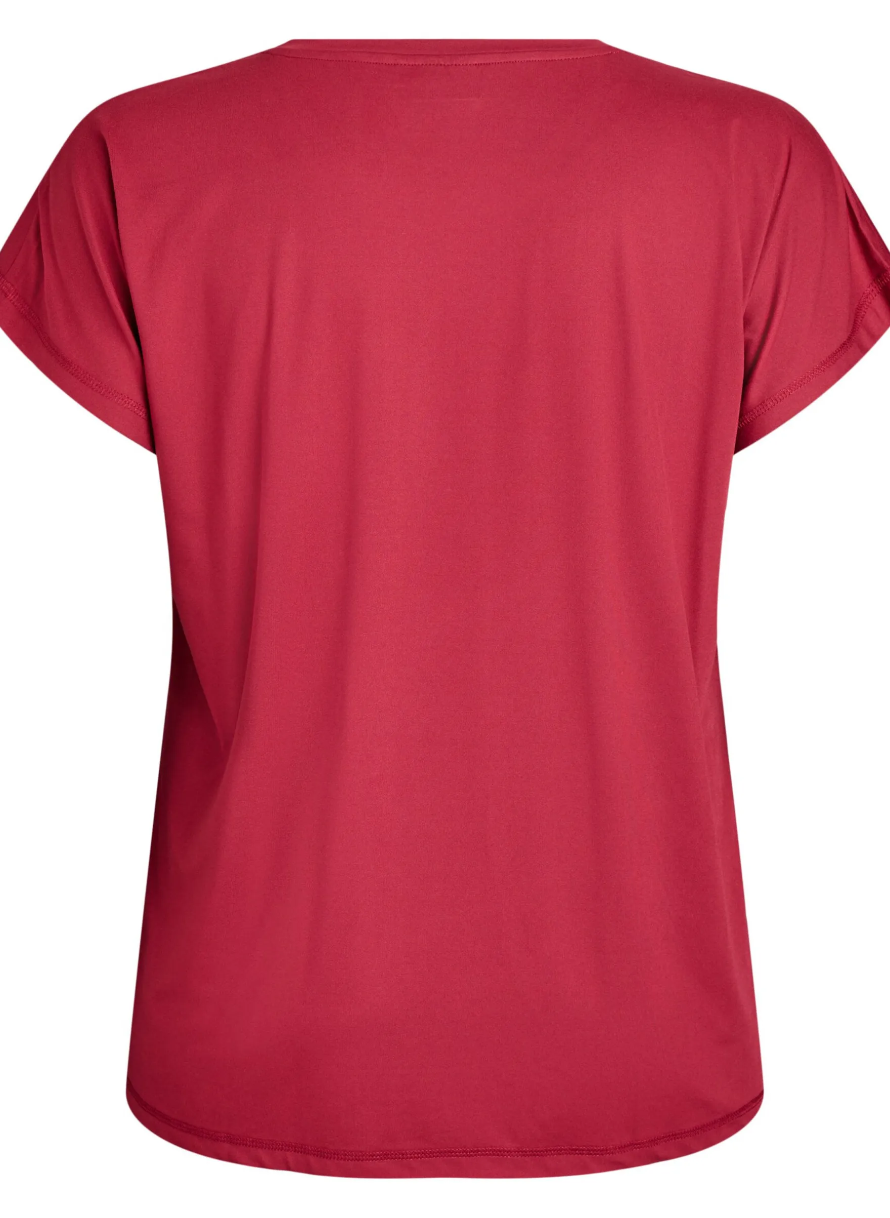Einfarbiges Trainings-T-Shirt