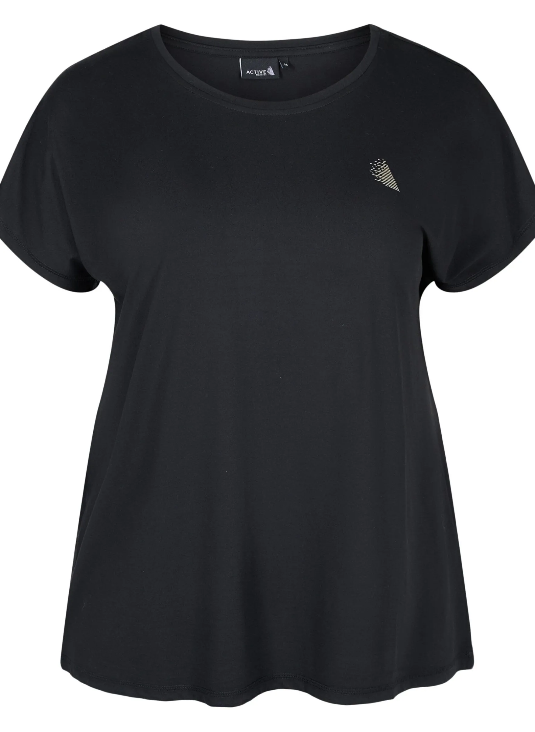 Einfarbiges Trainings-T-Shirt