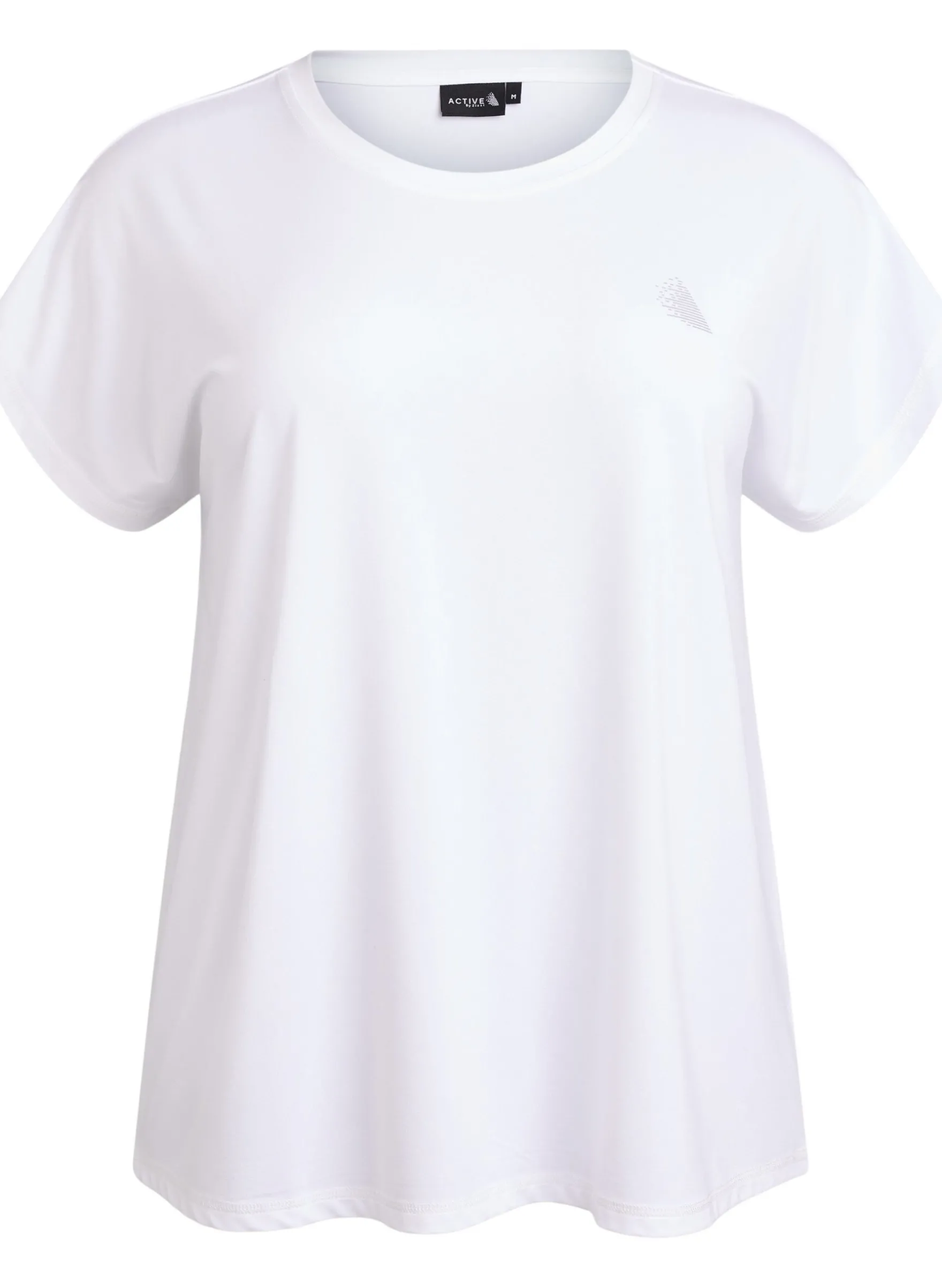 Einfarbiges Trainings-T-Shirt