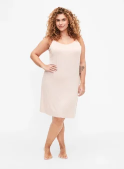 Einfarbiges Unterkleid aus Viskose