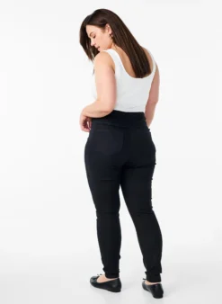 Elastische Jeggings mit hoher Taille