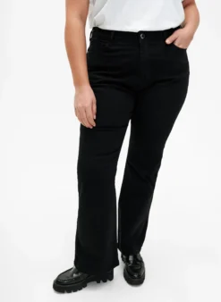 Ellen Bootcut-Jeans mit hoher Taille