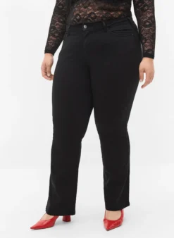 Ellen Bootcut-Jeans mit hoher Taille