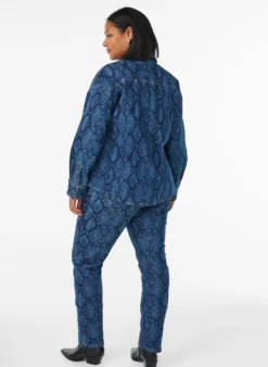 Emily Jeans mit Schlangenprint