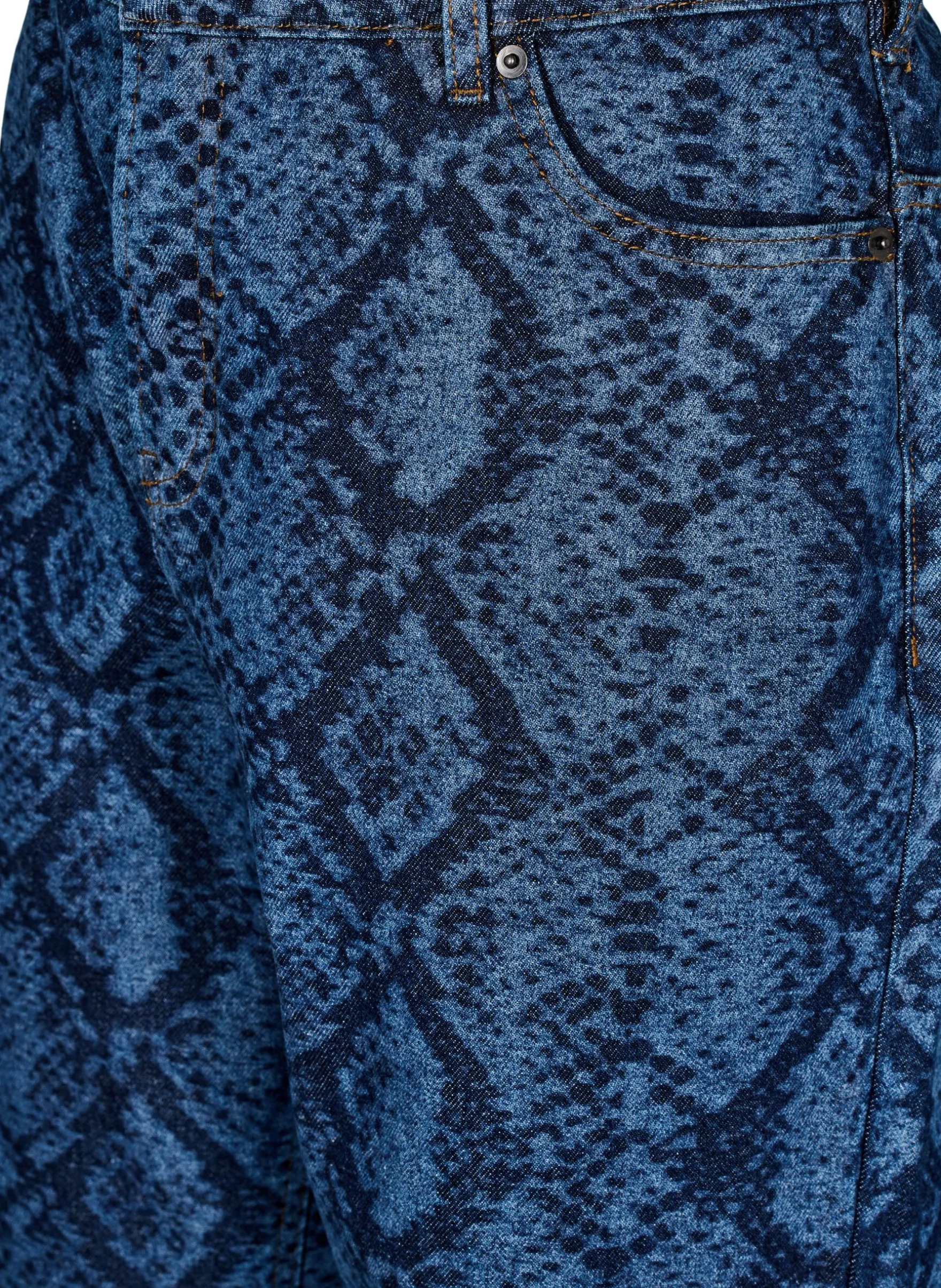 Emily Jeans mit Schlangenprint