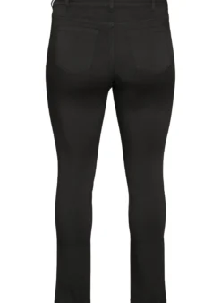 Emily Stay Black Jeans mit normaler Taille