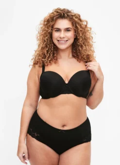 3er Pack Hipster-Panties mit Spitzenbündchen