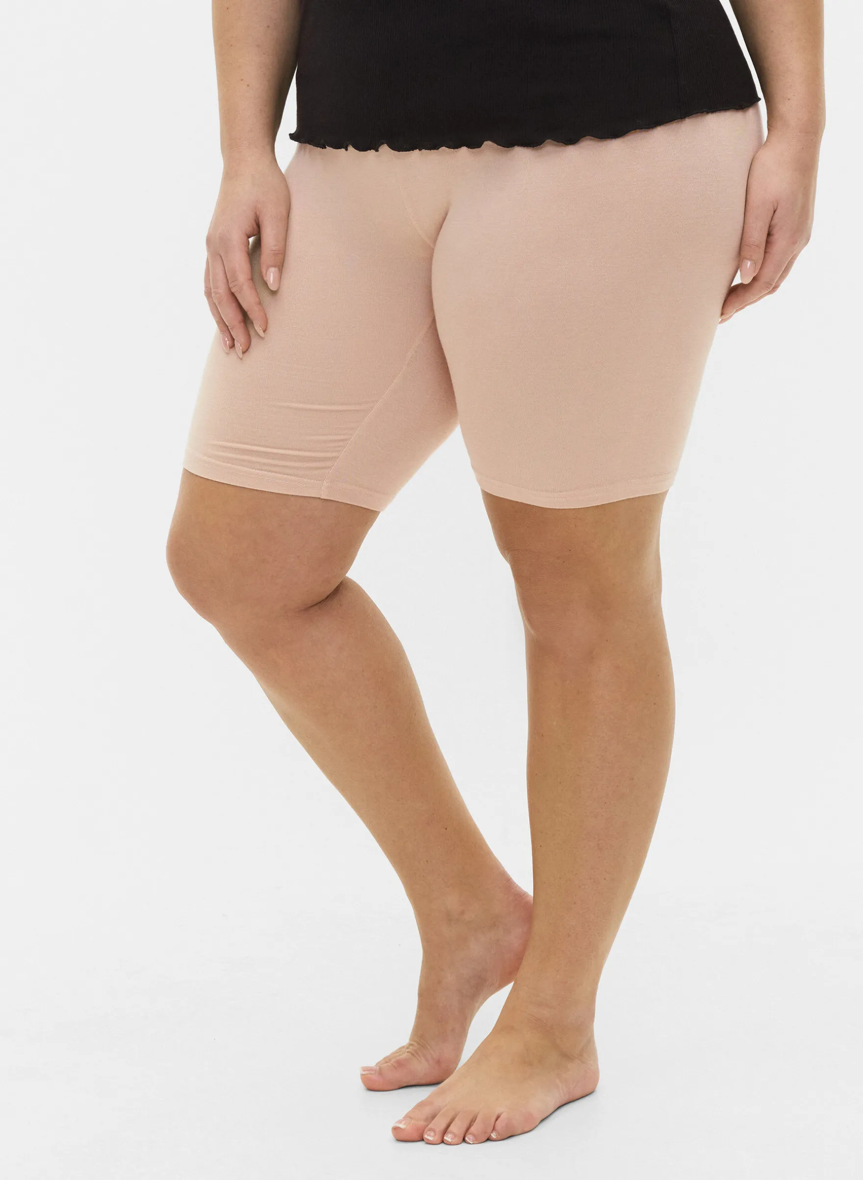 2er-Pack Radlershorts aus Viskose