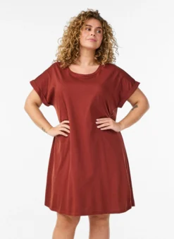 2er-Pack T-Shirt-Kleid mit kurzen Ärmeln