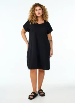 2er-Pack T-Shirt-Kleid mit kurzen Ärmeln
